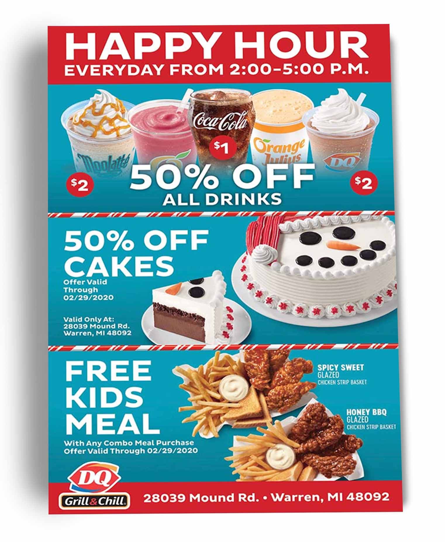 ice-cream-cakes-kids-meal-poster