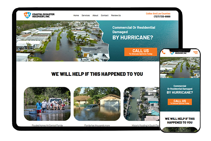 Coastal Disaster Website