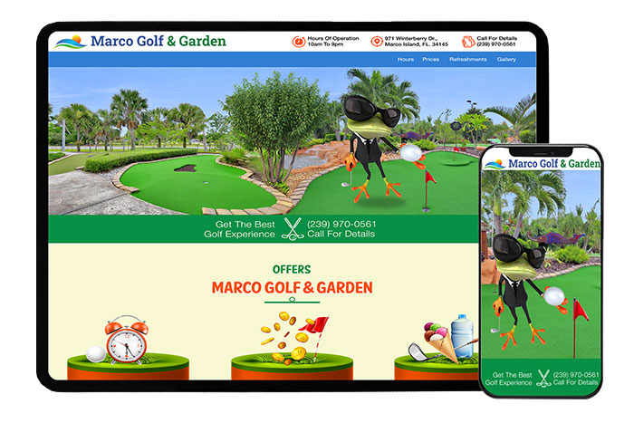 Marco Golf Website