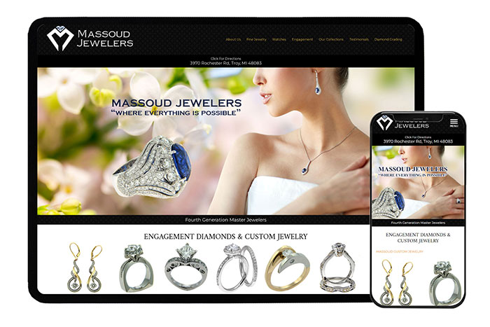 Massoud Jewelers Website