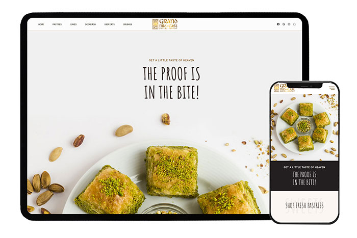 Grand Mid-East Pastries Website
