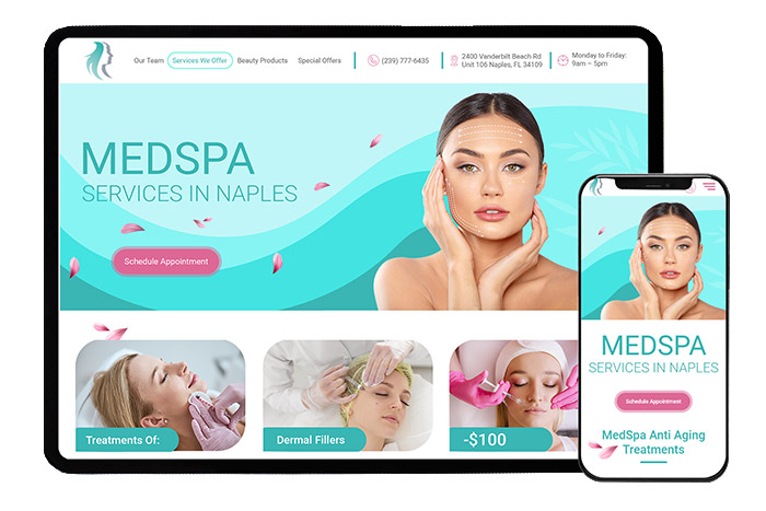 Naples Vision of Beauty Website