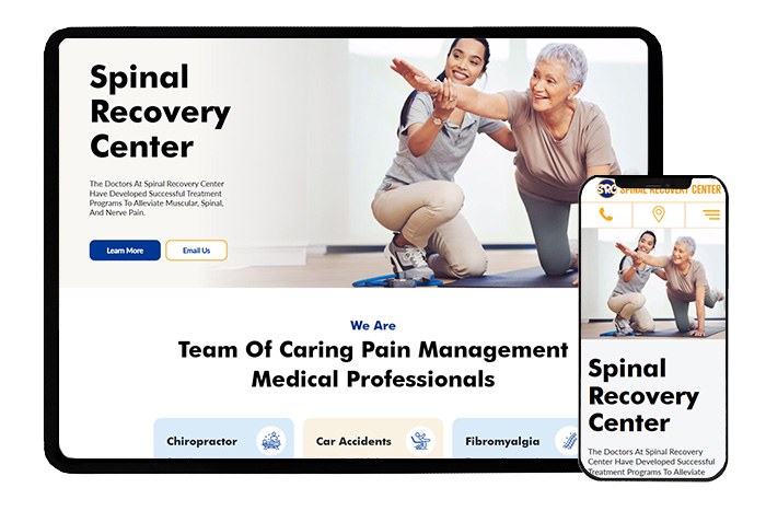 Spinal Recovery Center Website