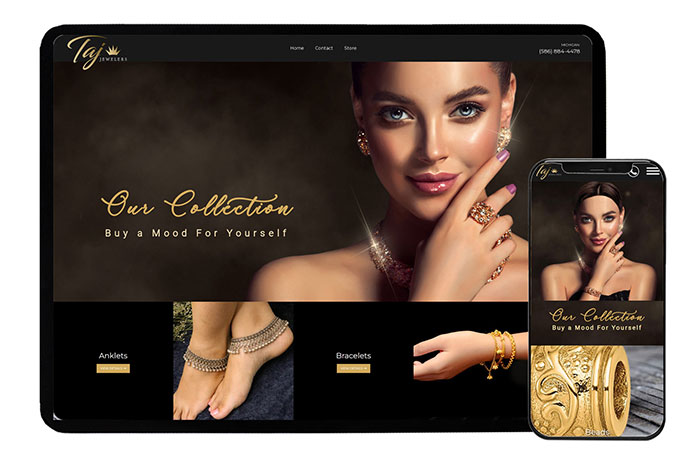 Taj Jewelers Website
