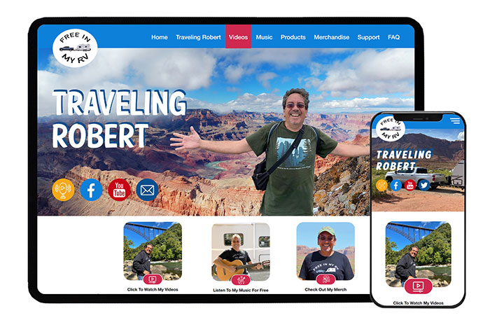 Traveling Robert Website