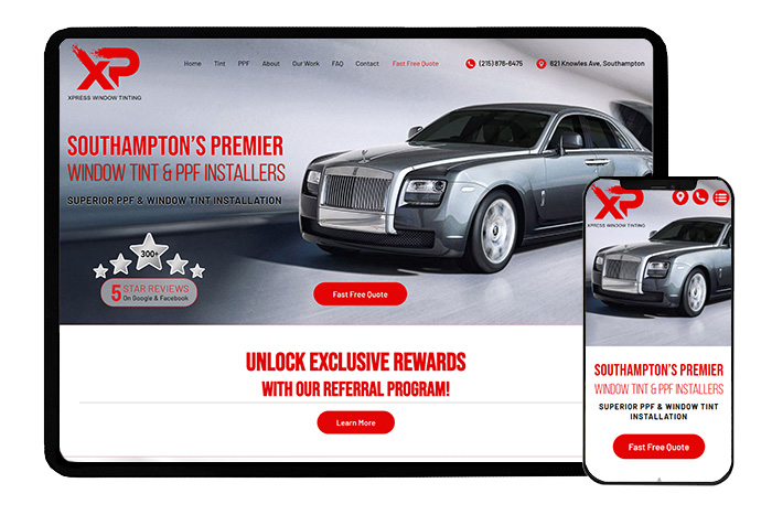 XPTinting Website